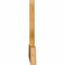 Ekena Millwork Portland Rough Sawn Timber Gable Bracket, Western Red Cedar, 84"W x 24"H x 2"D x 6"F, 7/12 Pitch GBW084X24X0206POR00RWR - alternate 3